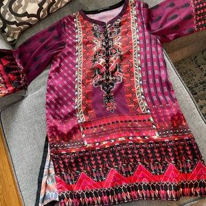 Limelight Raw Silk kurti